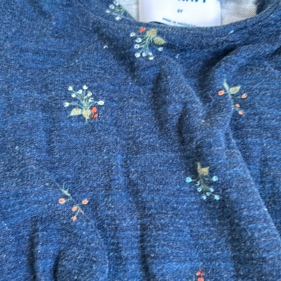 Crop long sleeve toddler girl T size 3T Old Navy - Picture 4 of 5